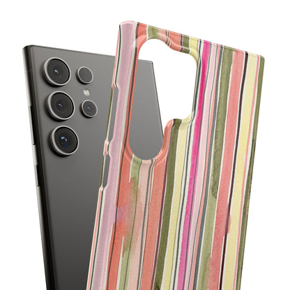 Summer Stripe Snap Phone Case