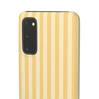 Buttercup Stripe Snap Phone Case