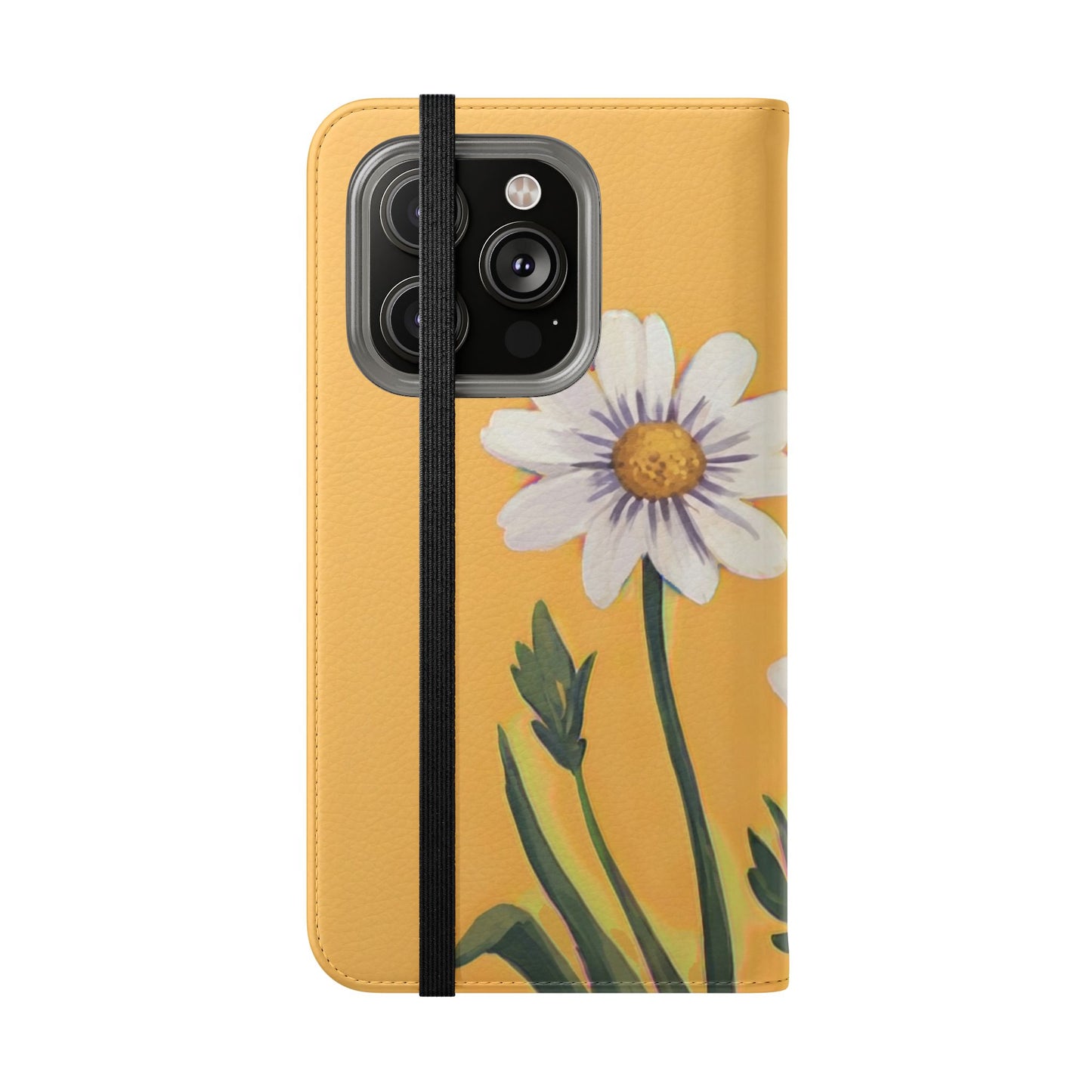 Spring Daisies Vegan Leather Flip Case