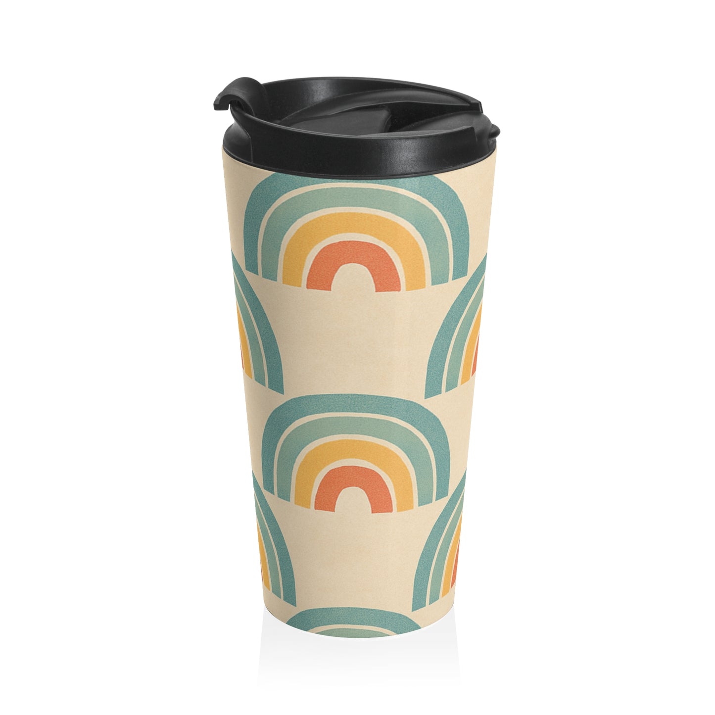 Stainless Steel Travel Mug — Square