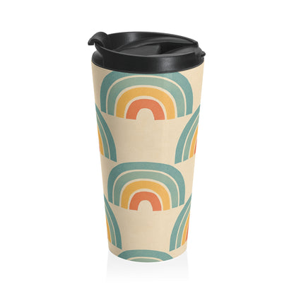 Stainless Steel Travel Mug — Square