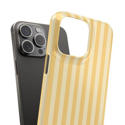 Buttercup Stripe Snap Phone Case