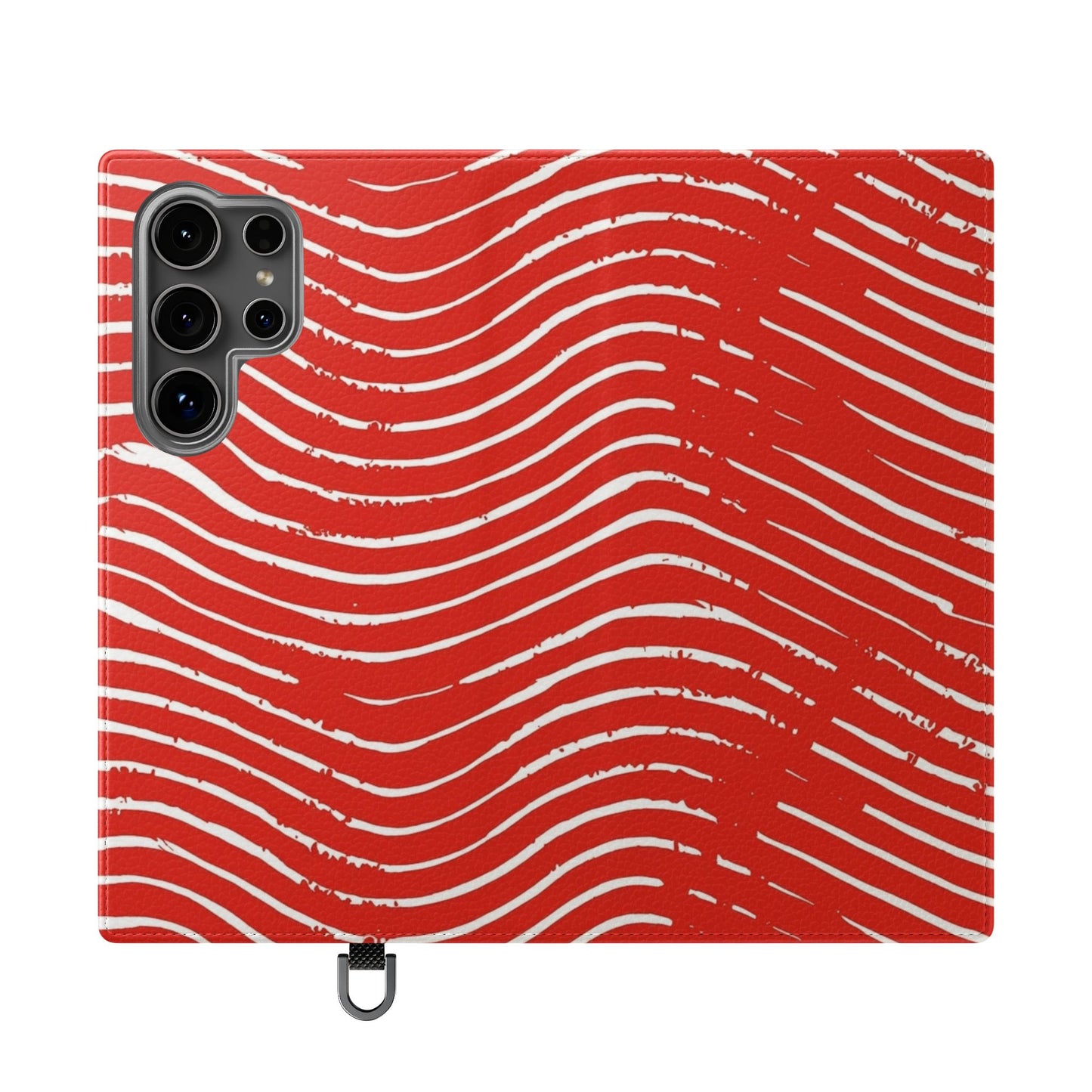 Scarlet Tide Vegan Leather Flip Case