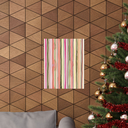 Summer Stripe Art Poster