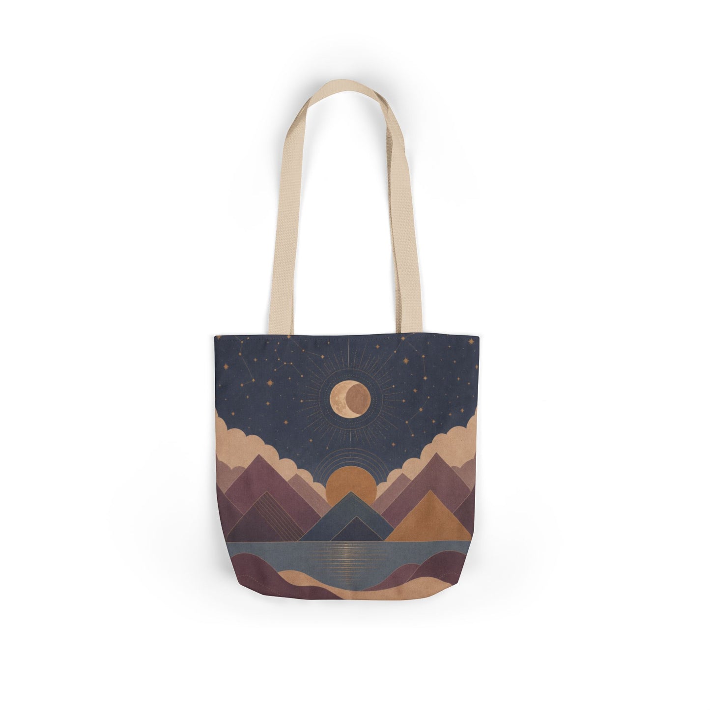 Celestial Vale Tote Bag with 5-Color Straps