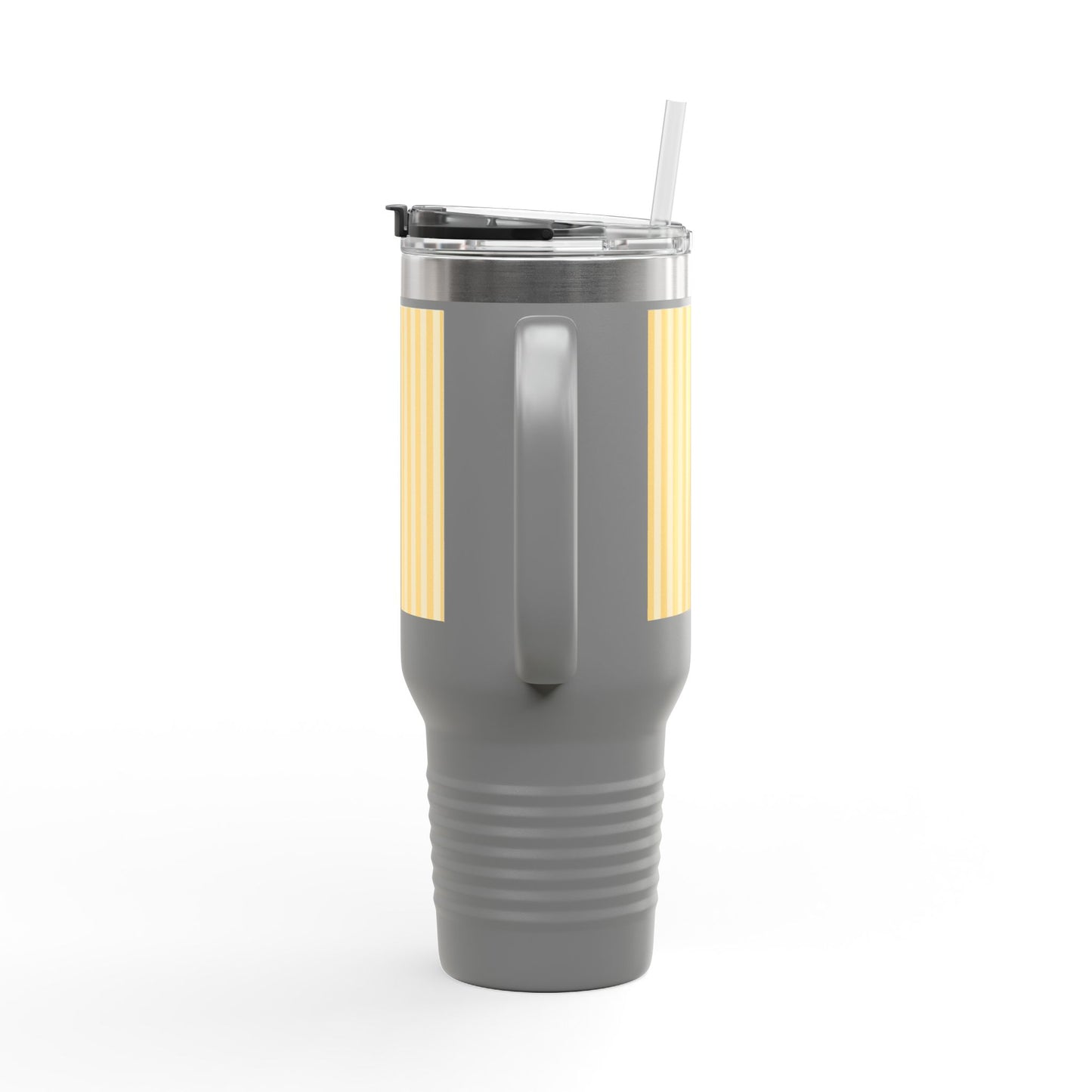 Buttercup Stripe 40oz Insulated Travel Mug