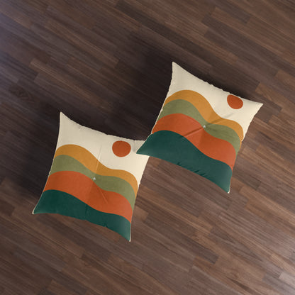 Square Tufted Floor Pillow