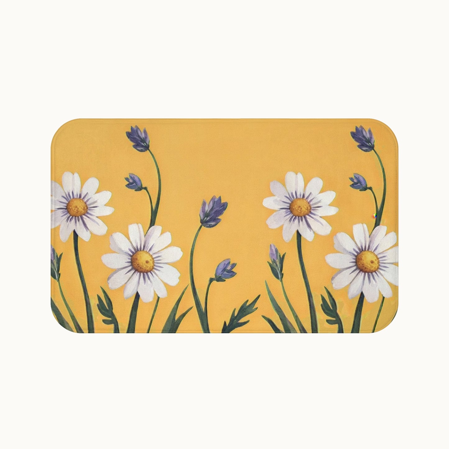 Spring Daisies Bath Mat