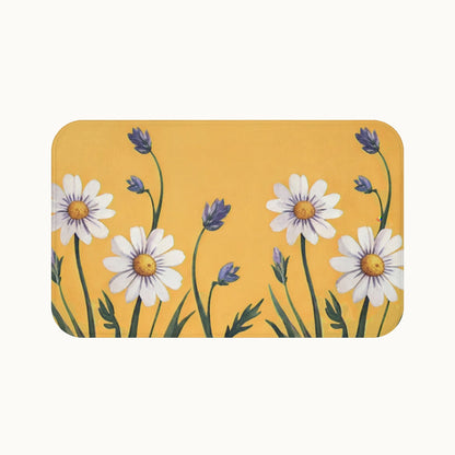 Spring Daisies Bath Mat
