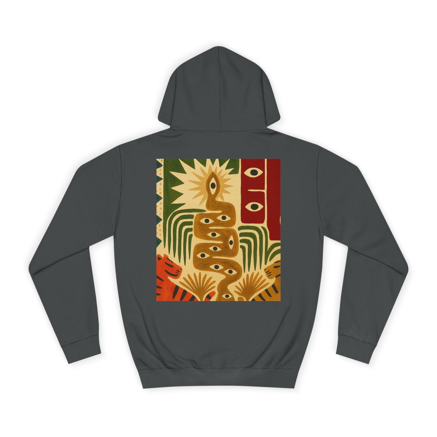 Colorful Unisex College Hoodie, Trendy Gift for Students, Cozy Sweatshirt, Perfect for College Life, Comfy Apparel for School Events, [...] Hoodie 2 - Pattern TEST7