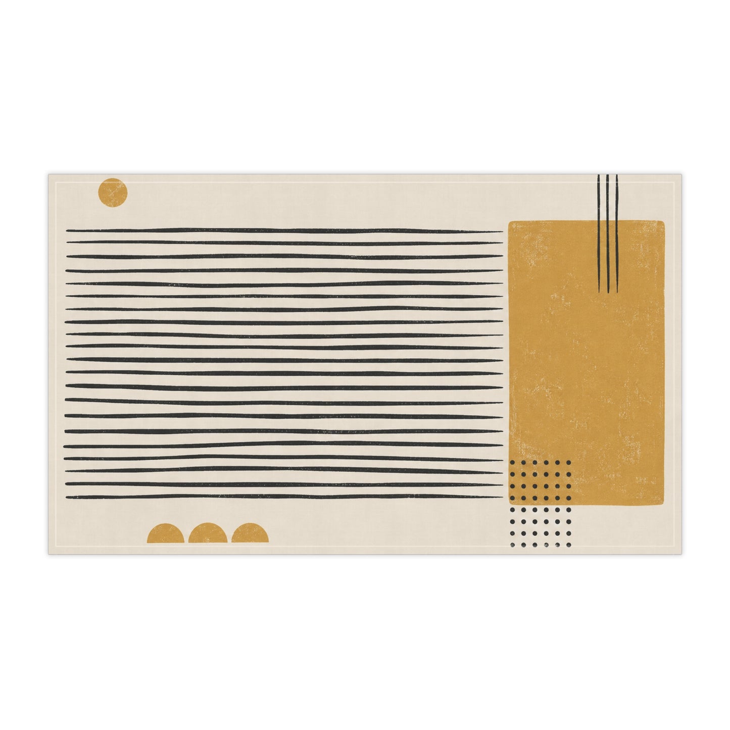 Ochre Cadence Tea Towel