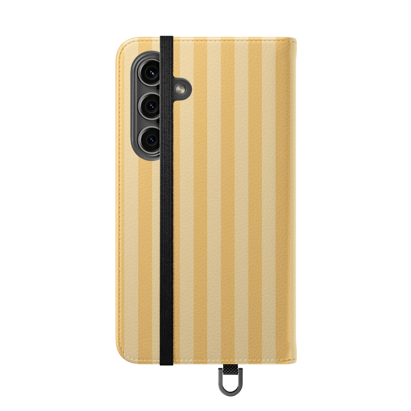 Buttercup Stripe Vegan Leather Flip Case