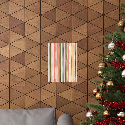 Summer Stripe Art Poster