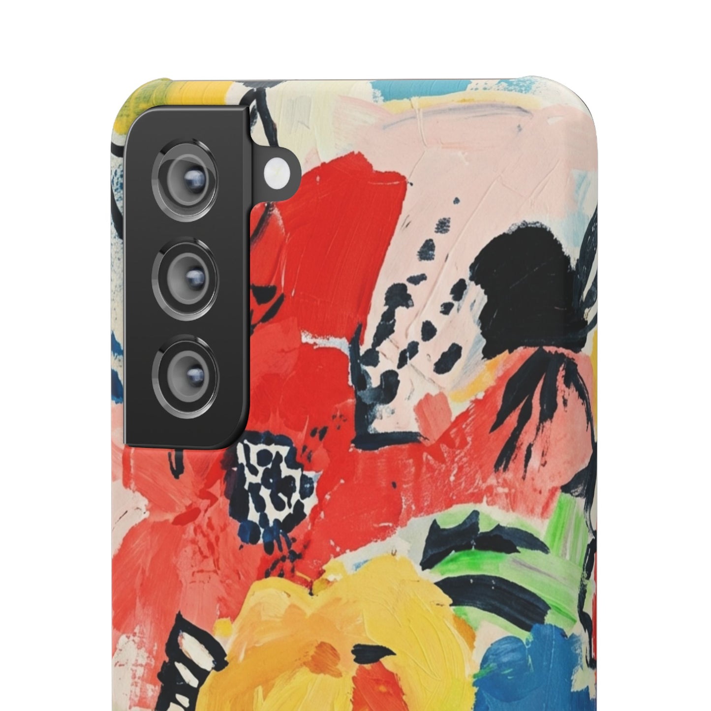 Abstract Flora Snap Phone Case