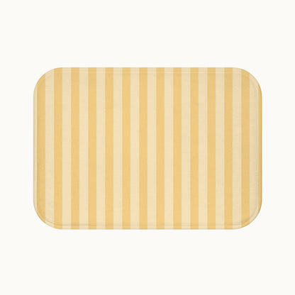 Buttercup Stripe Bath Mat