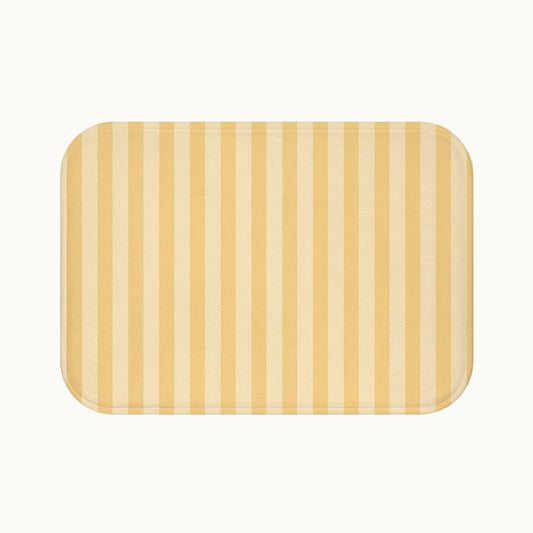 Buttercup Stripe Bath Mat