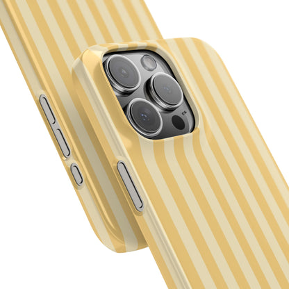 Buttercup Stripe Snap Phone Case