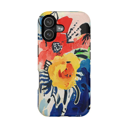 Abstract Flora Magnetic Phone Case