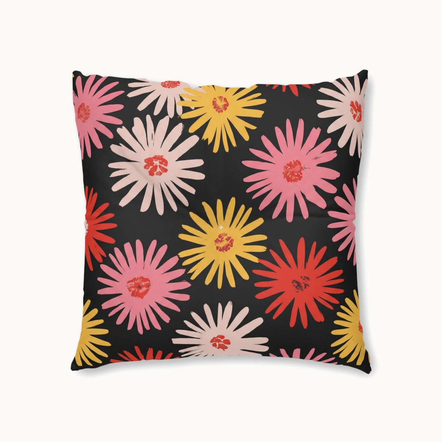 Square Tufted Floor Pillow