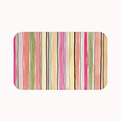 Summer Stripe Bath Mat