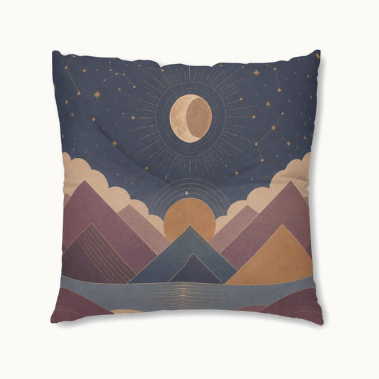 Celestial Vale Square Tufted Floor Pillow