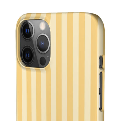 Buttercup Stripe Snap Phone Case