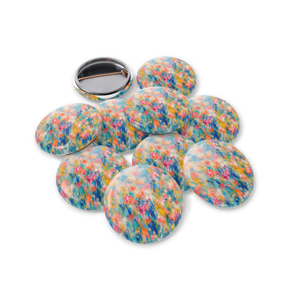 Chromatic Meadow Round Pins