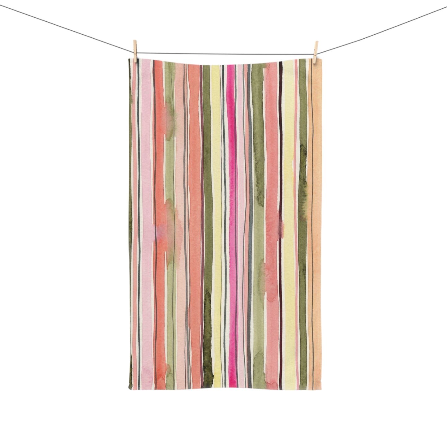 Summer Stripe Hand Towel