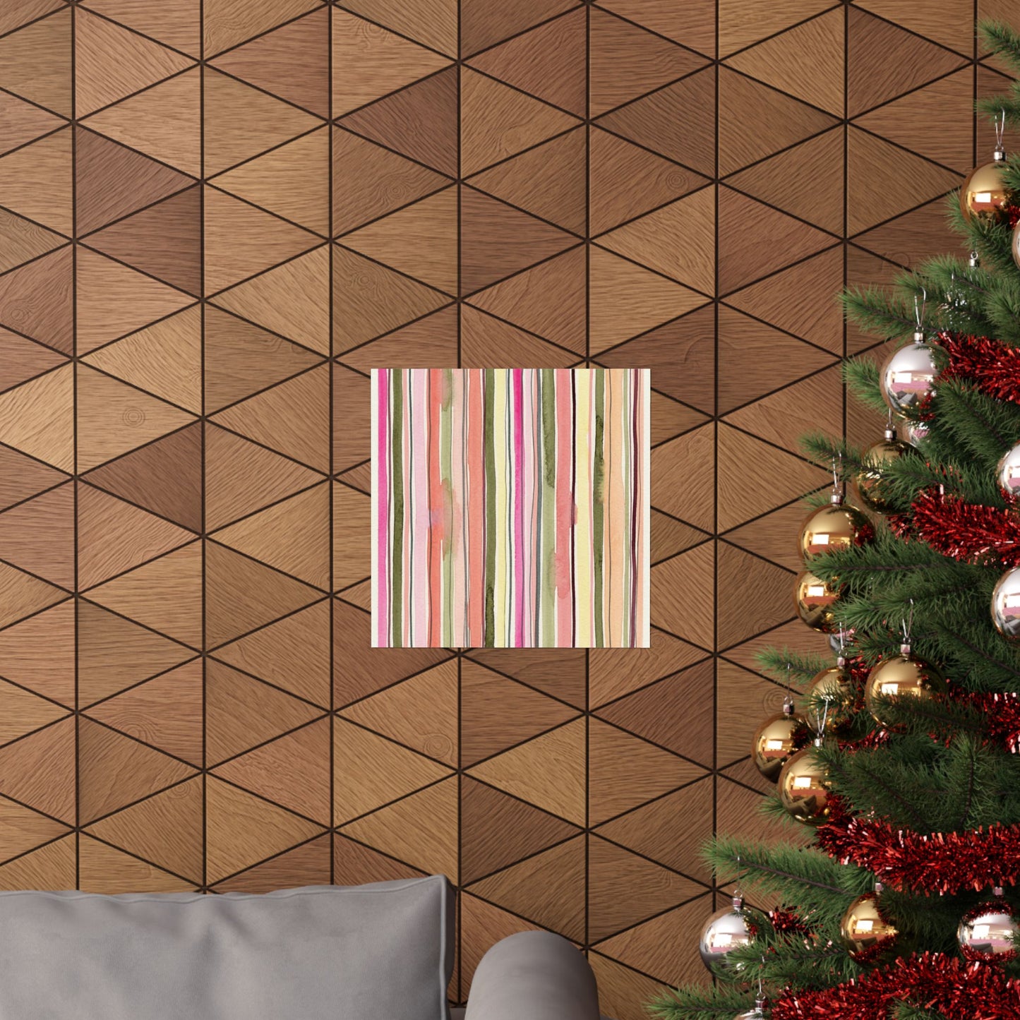 Summer Stripe Art Poster