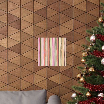 Summer Stripe Art Poster