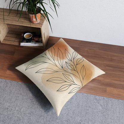 Square Tufted Floor Pillow — Square