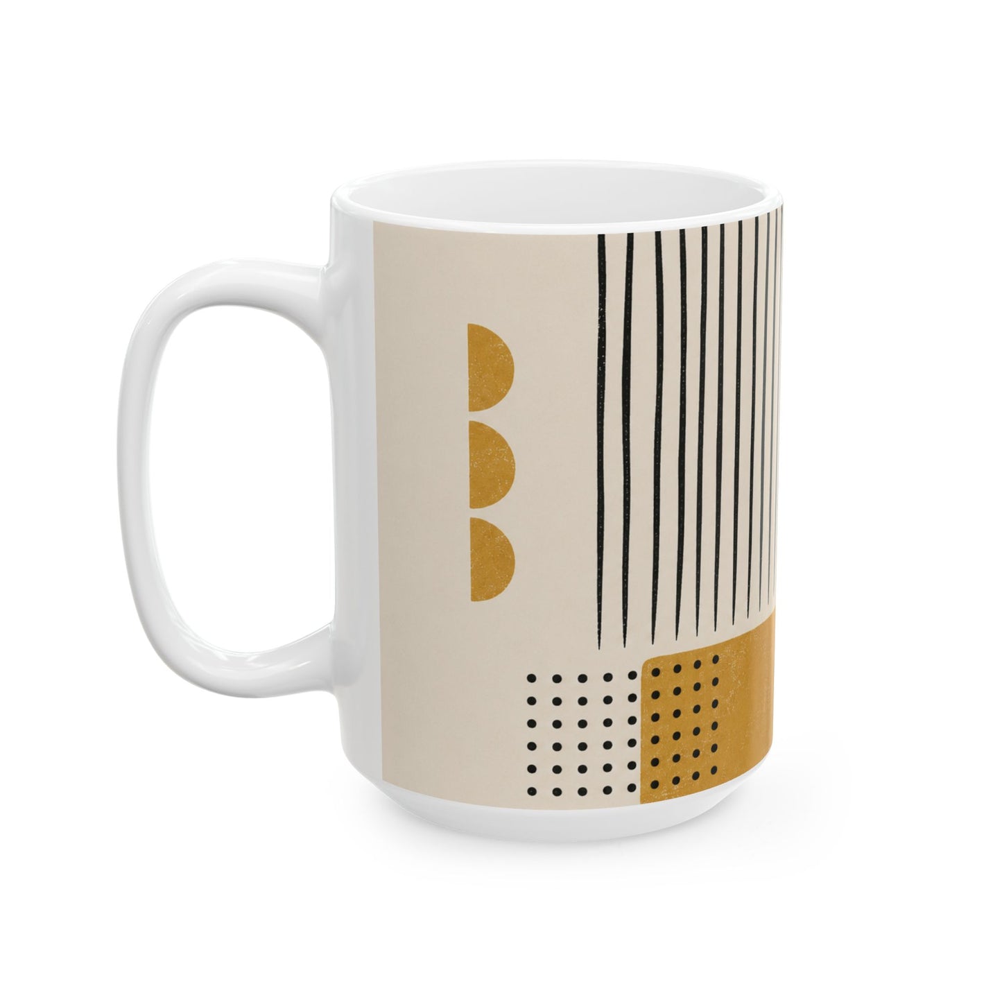 Ochre Cadence Ceramic Mug