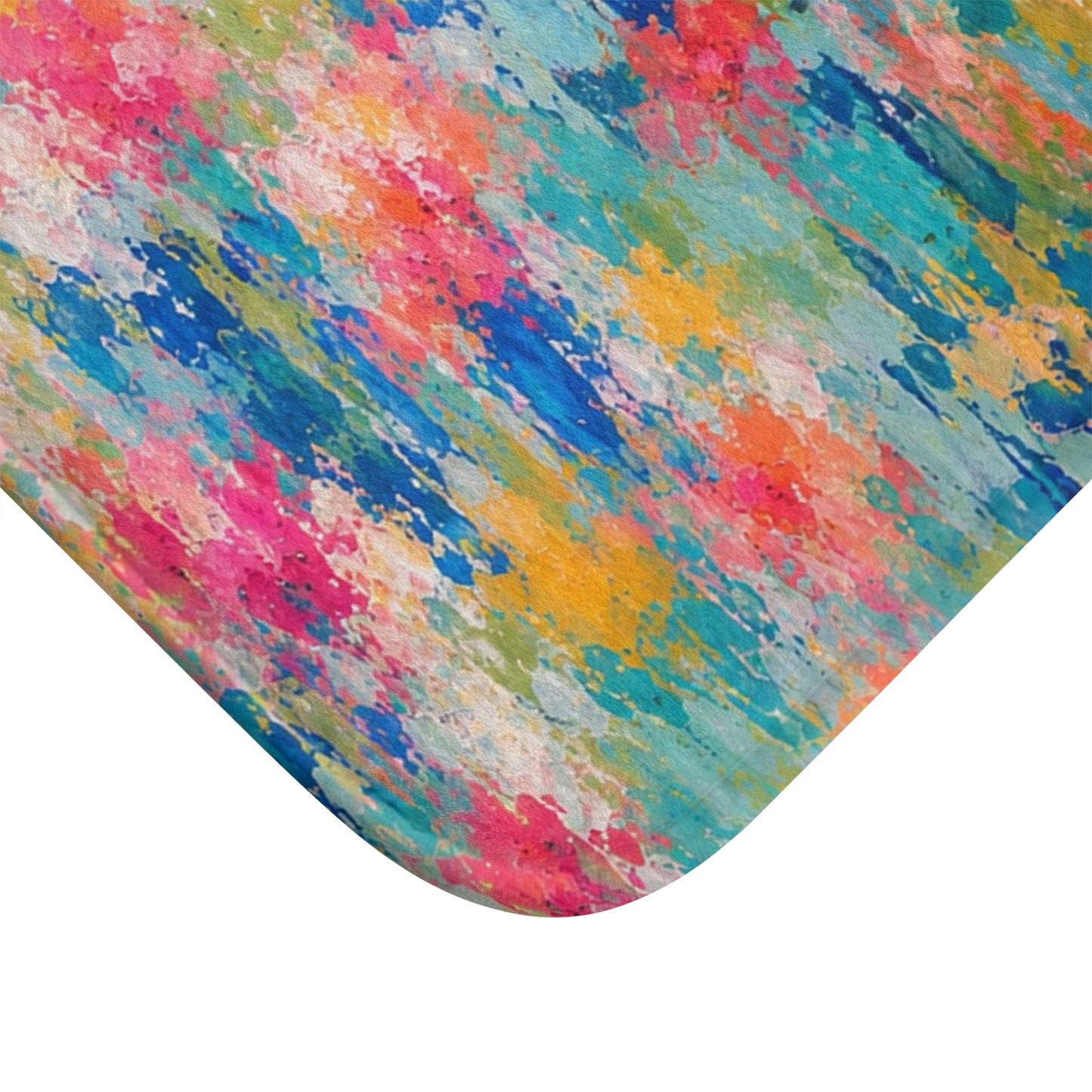 Chromatic Meadow Bath Mat
