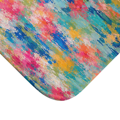 Chromatic Meadow Bath Mat