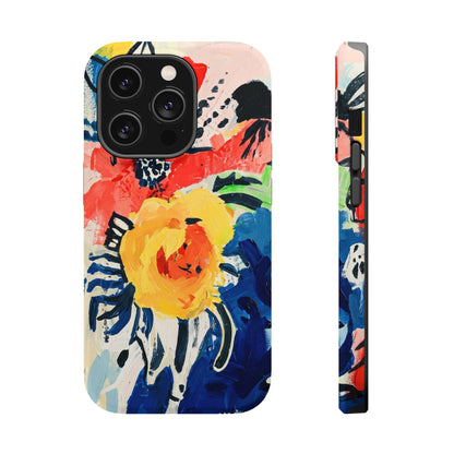 Abstract Flora Magnetic Phone Case