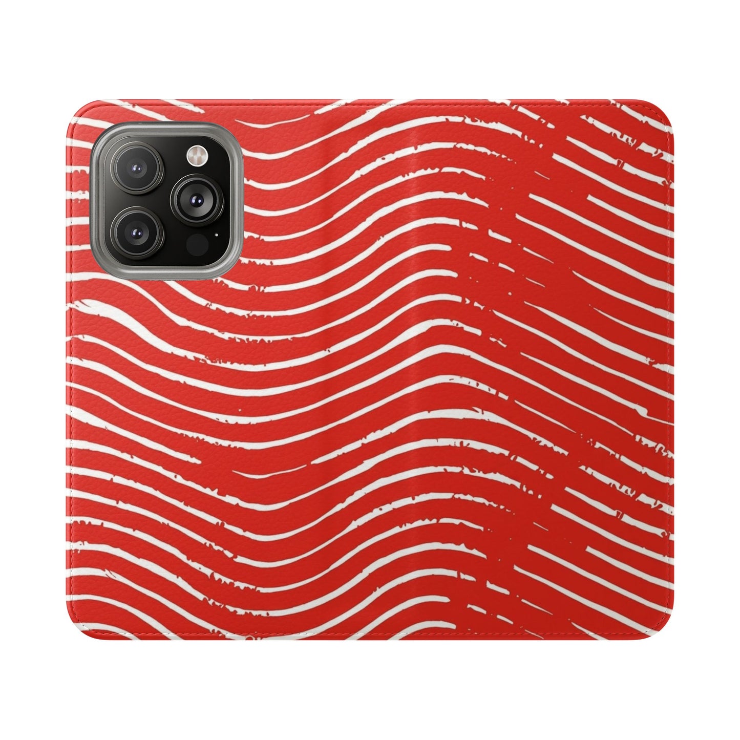 Scarlet Tide Vegan Leather Flip Case