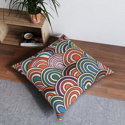 Square Tufted Floor Pillow