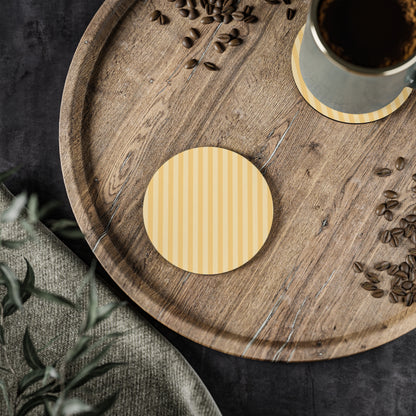Buttercup Stripe Coasters