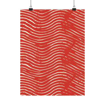 Scarlet Tide Art Poster