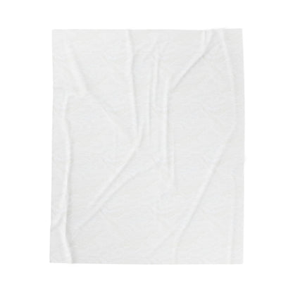 Abstract Flora Velveteen Plush Blanket