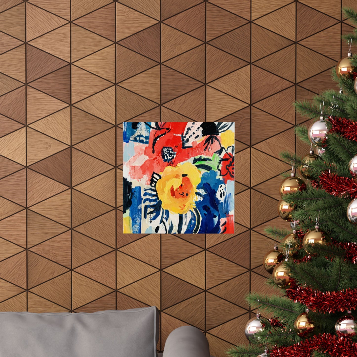Abstract Flora Art Poster
