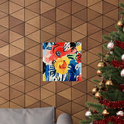 Abstract Flora Art Poster