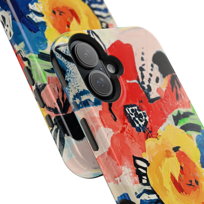 Abstract Flora Magnetic Phone Case