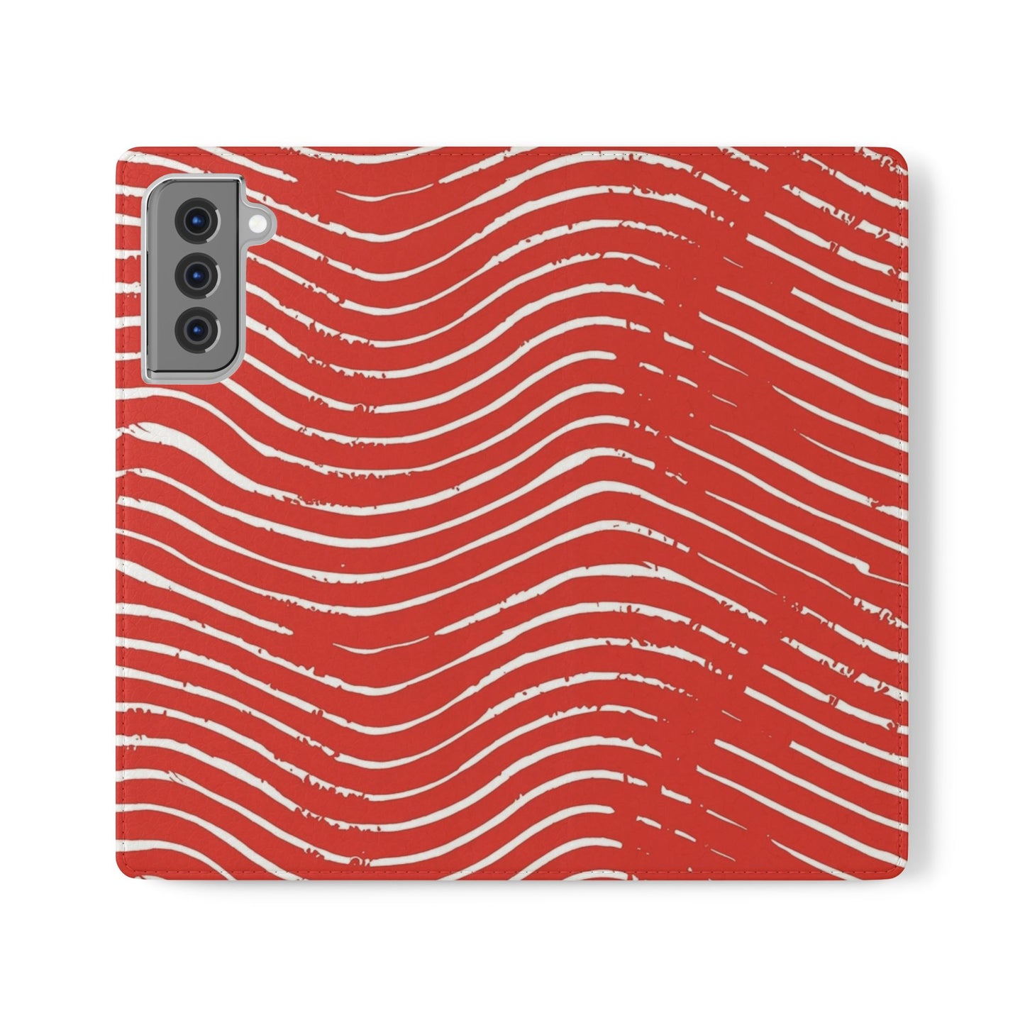 Scarlet Tide Vegan Leather Flip Case