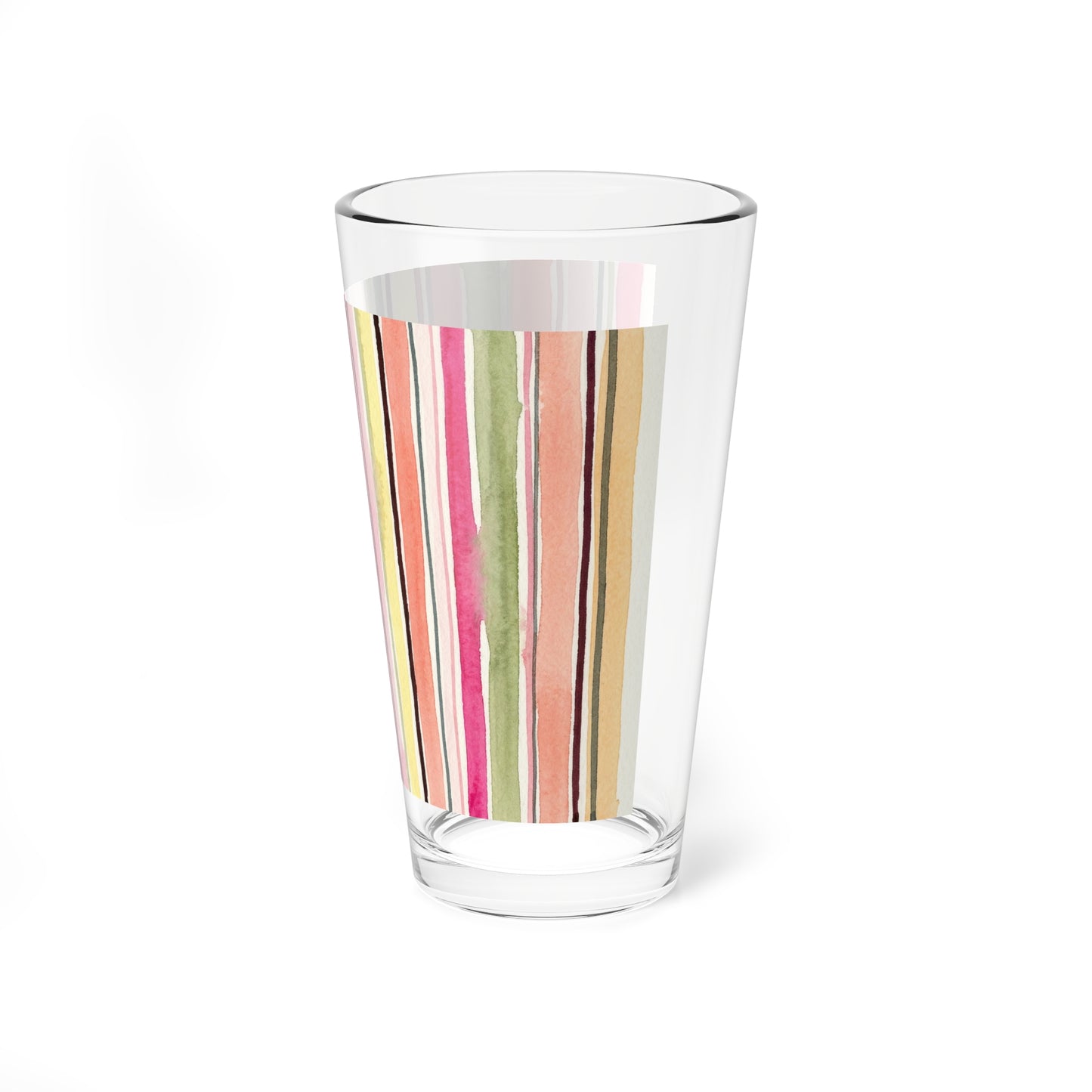 Summer Stripe Tall Mixing Glass 16oz