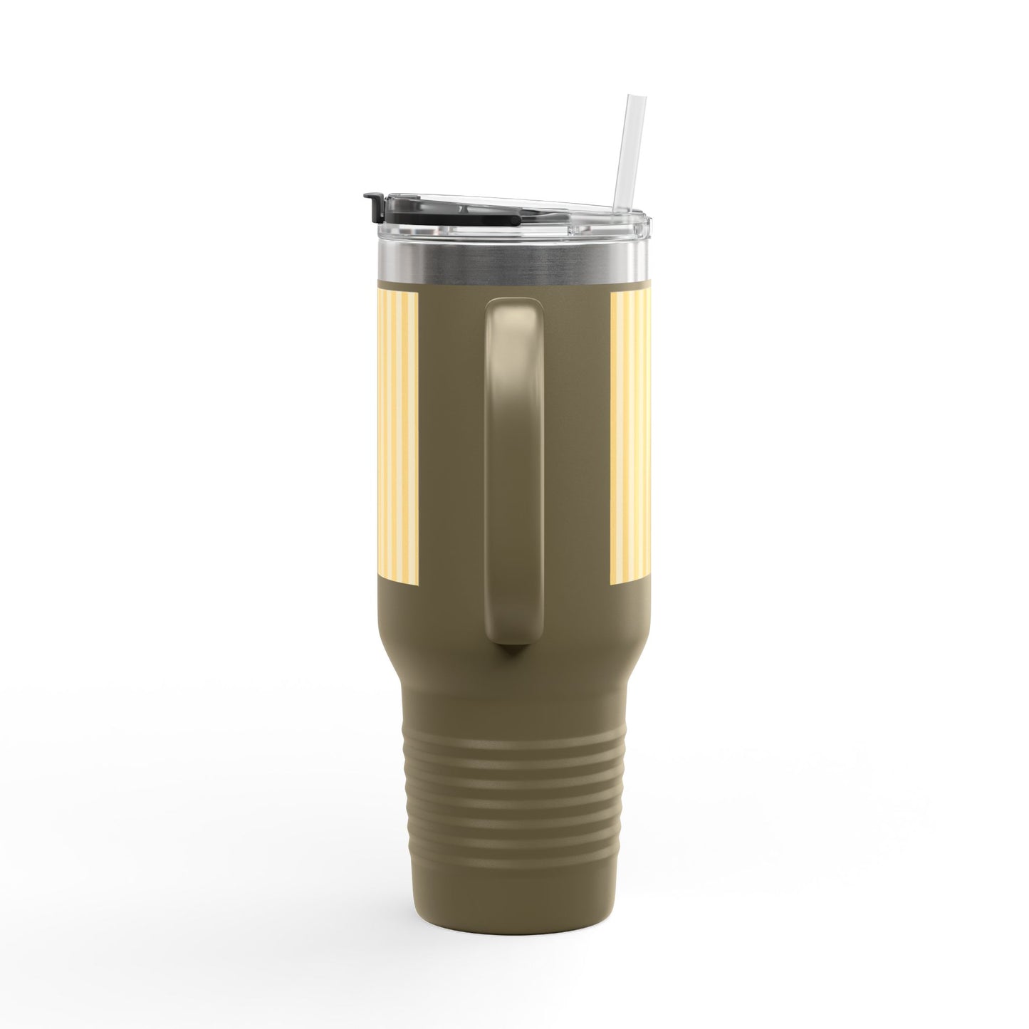 Buttercup Stripe 40oz Insulated Travel Mug