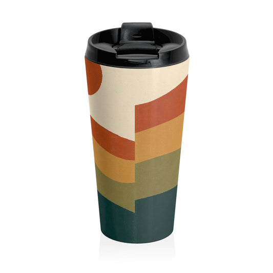Stainless Steel Travel Mug — Square