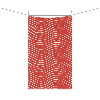 Scarlet Tide Tea Towel