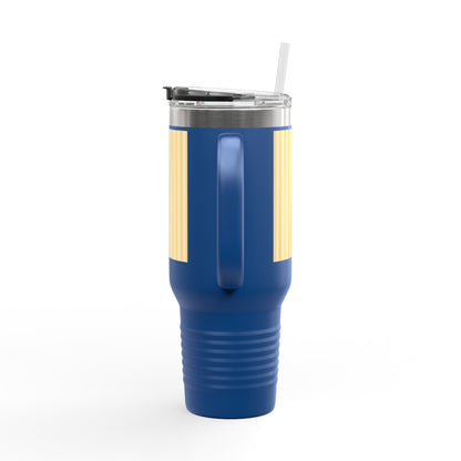 Buttercup Stripe 40oz Insulated Travel Mug