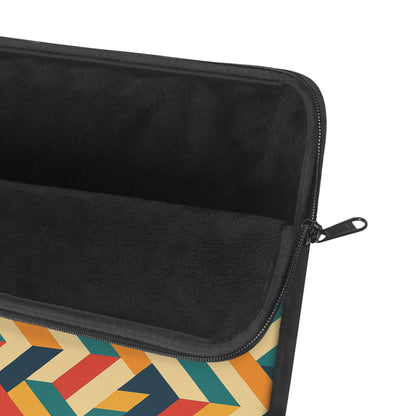 Colorful Geometric Laptop Sleeve, Stylish Computer Case, Trendy Tech Accessory, Unique Gift for Students, Travel Must-Have (Laptop Case - Pattern 0b)